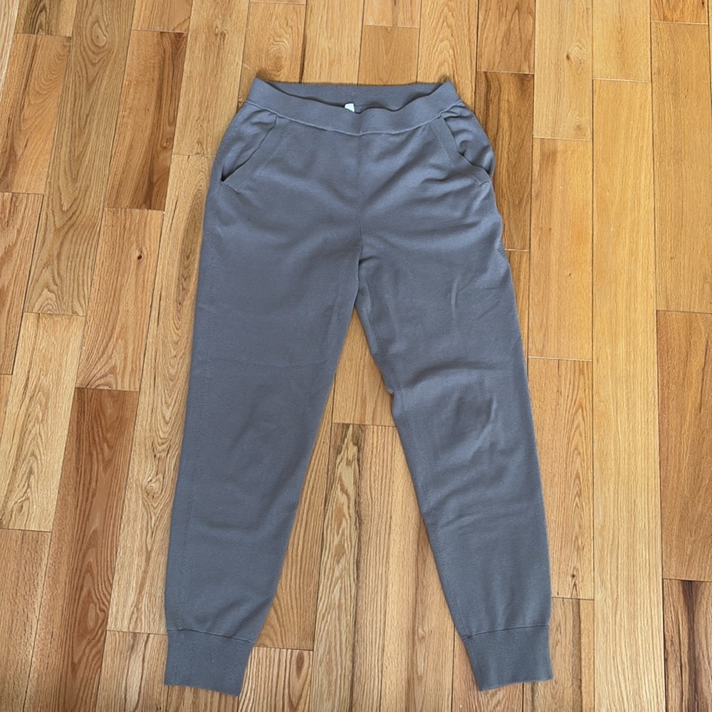 Babaton Taupe Rodin Knit Joggers
